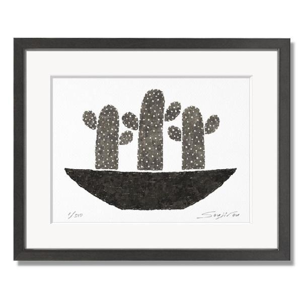 藤谷壮仁郎 バンザイサボテン 絵画 版画 Mp018 絵画生活 通販 Yahoo ショッピング