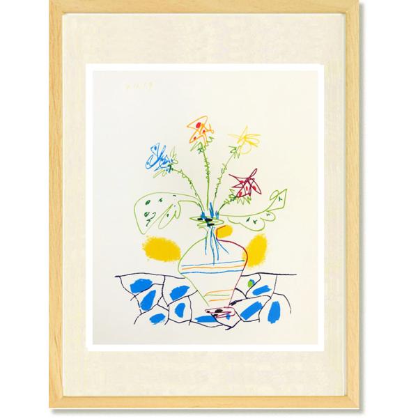 ピカソ　リトグラフ　花 Pablo Picasso（パブロ・ピカソ）「花束」Bouquet リトグラフ
