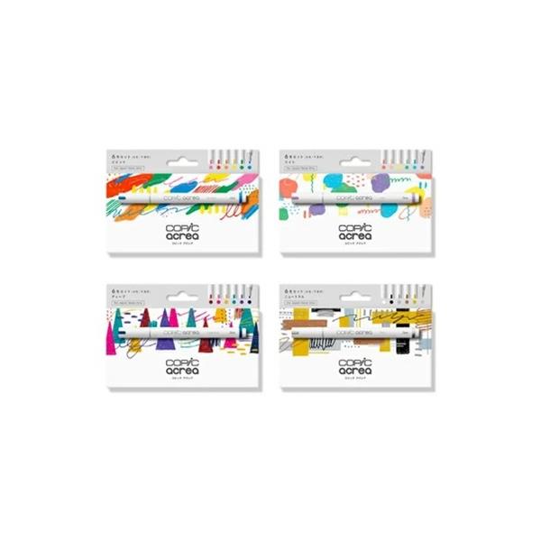 コピック　コピックアクレア 6色セット　不透明マーカー