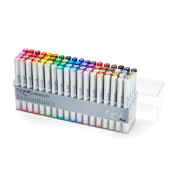 Flex marker マーカー 72色セット Amazon | デュアルブラシマーカーペン 72色アートマーカーセット