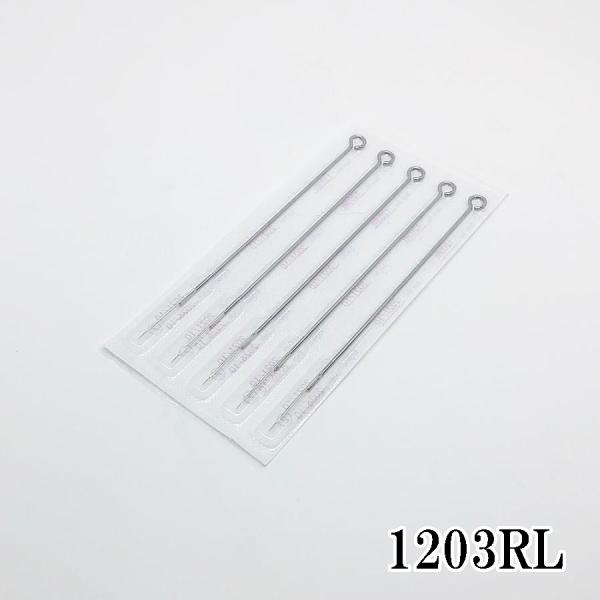 プリメイドニードル　1203RL　0.35mm3本スジ針滅菌パック入り５本セットになります。