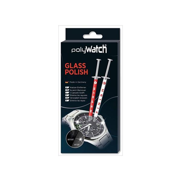 polyWatch GLASS POLISH　ガラス用ポリッシュ　ポリウォッチ 磨き 研磨 時計 文字盤 画面 アップルウォッチ apple watch フェイス 傷 キズ 取り 除去 隠し 消し