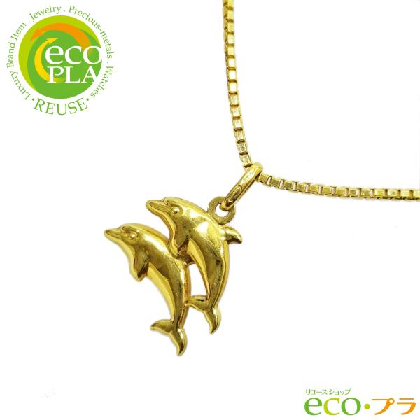 UNOAERRE ウノアエレ イルカ ペンダント ネックレス ベネチアン UNOAERRE ウノアエレ イルカ ペンダント ネックレス ベネチアン