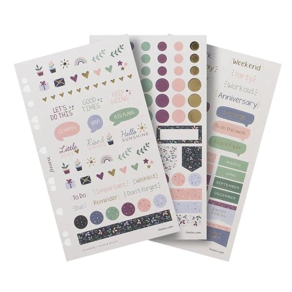 ファイロファックス システム手帳 リフィル Filofax Garden ステッカー A5サイズ バイブルサイズ
