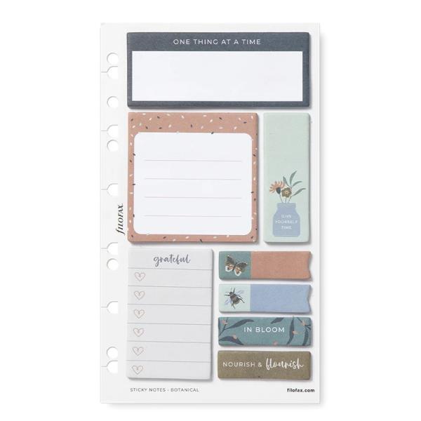 ファイロファックス システム手帳 リフィル ボタニカル 付箋セット バイブル A5 A4 共通 Botanical Filofax デスクサイズ 132816