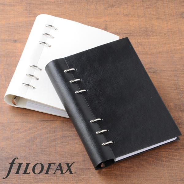 ファイロファックス システム手帳 バイブルサイズ クリップブック クラシック Filofax 合皮素材 聖書サイズ 6穴 リング径25mm Clipbook メンズ レディース