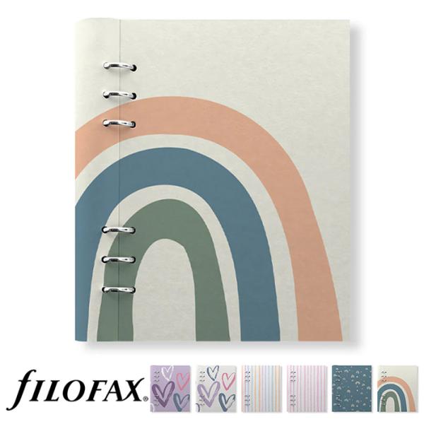 ファイロファックス システム手帳 A5サイズ クリップブック ジョイ Filofax Clipbook Joy 合皮 デスクサイズ 年号無し年間スケジュール他各種リフィル付き