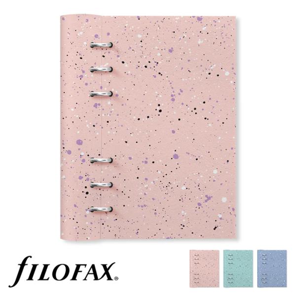 ファイロファックス システム手帳 バイブルサイズ クリップブック エクスプレッション Filofax Clipbook 合皮 年号無し年間スケジュール他各種リフィル付き