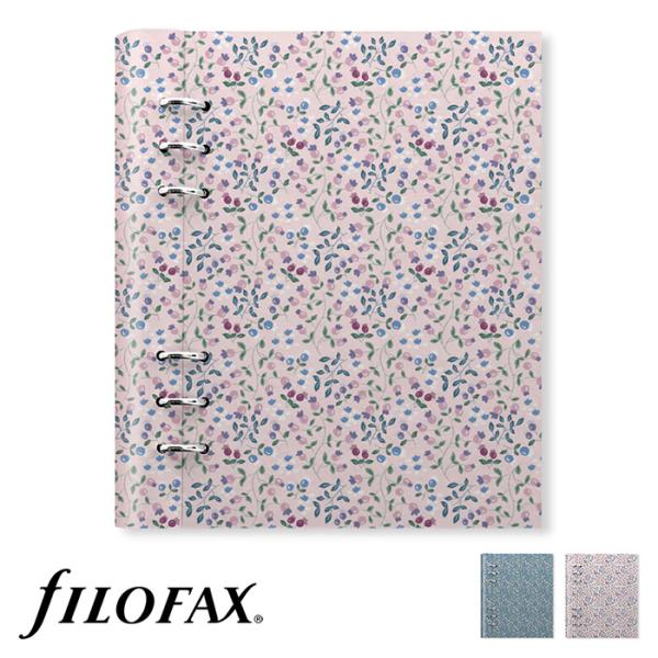 ファイロファックス システム手帳 A5サイズ クリップブック メドウ Filofax Clipbook Meadow 合皮 デスクサイズ 年号無し年間スケジュール他各種リフィル付き
