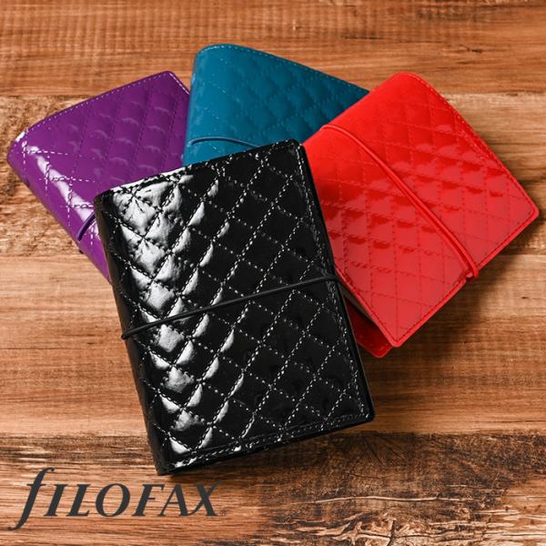 ファイロファックス システム手帳 ミニ6穴サイズ ドミノ リュクス ポケット スモール 合皮 Filofax Domino Luxe 年号無し年間スケジュール他各種リフィル付き