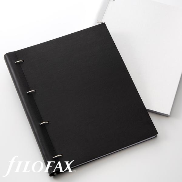 ファイロファックス システム手帳 A4サイズ 4穴 クリップブック Clipbook クラシック Classic Filofax 年号無し年間スケジュール他各種リフィル付き