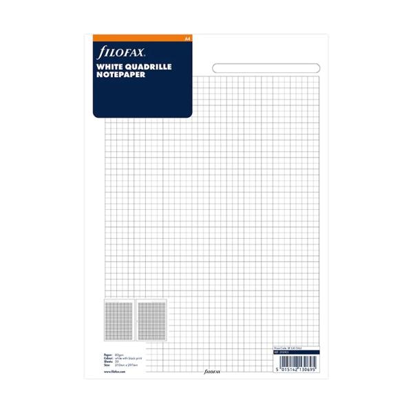 ファイロファックス システム手帳 リフィル A4サイズ 1/5 方眼 4穴 filofax 292905