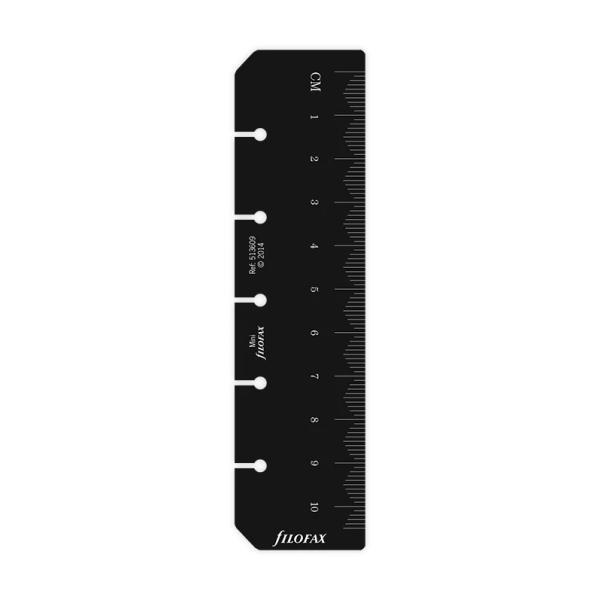 システム手帳 リフィル ミニ5穴サイズ ルーラー ファイロファックス mini Black Filofax 513609 5穴