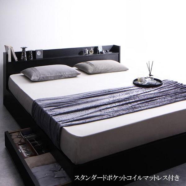 ベッド マットレス付き クイーン 激安 安い 人気 コンセント付き クイーンサイズ 格安 クイーンベッド スタンダードポケットコイルマットレス付き C 家具 インテリア アルテビータ 通販 Yahoo ショッピング