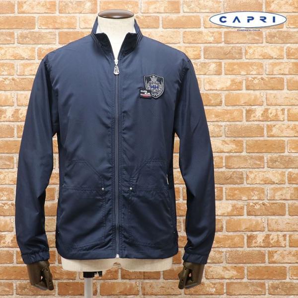 春夏 Capri 清涼ブルゾン メッシュ パンチング 通気性 軽量 ワッペン スイングトップ ジップアップ ゴルフ スポーツ 50代 60代 メンズウェア 紳士服 Toku Buyee Servicio De Proxy Japones Buyee Compra En Japon