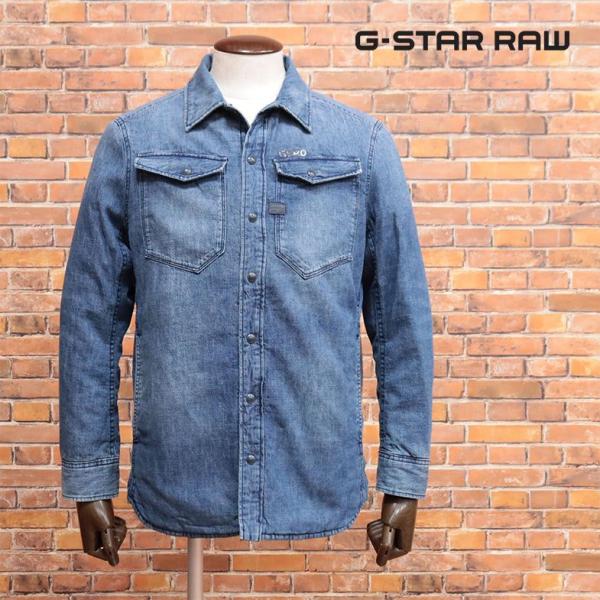 G-STAR RAW 秋冬 中綿シャツジャケット 3301 PADDED OVERSHIRT L/S 