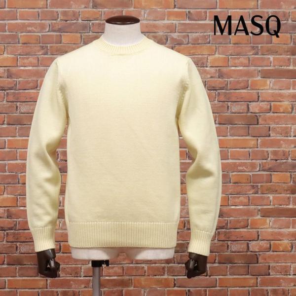 2024AW/MASQ/50サイズ/丸首ニット エクストラファインメリノ 2024AW/MASQ/50サイズ/丸首ニット エクストラファインメリノ