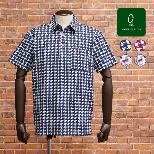 GREEN CLUBS 赤 ポロシャツ　サイズ50 サイズLL GREEN CLUBS 赤 ポロシャツ サイズ50 サイズLL