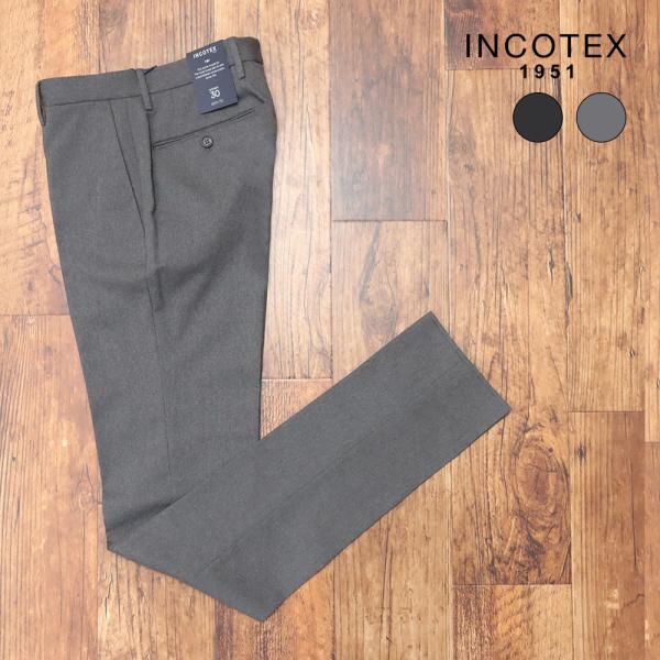 INCOTEX 【期間限定ポイント5倍】24秋冬 スラックス パンツ