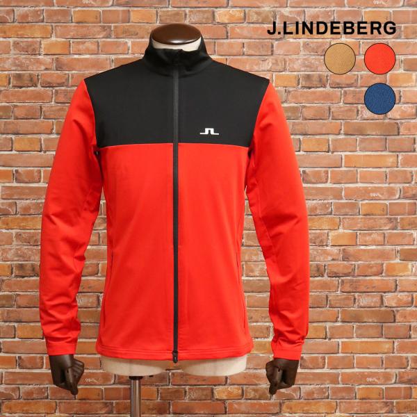 ジェイリンドバーグ ジャービズ ミッドレイヤー ジップジャケット ゴルフウェア J.LINDEBERG ブルゾン アウター 「J.LINDEBERG/GOLF」バック