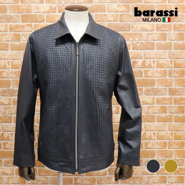 18 19秋冬 Milano 4色展開 Barassi Milano 4色展開 レザーブルゾン アウター 柔らか 羊革 イントレチャート 風景裏地 バラシ アウター ワイルド ちょいワル メンズ 紳士 Ito Japan バラシ ミラノ Y171 アートフィッシュ