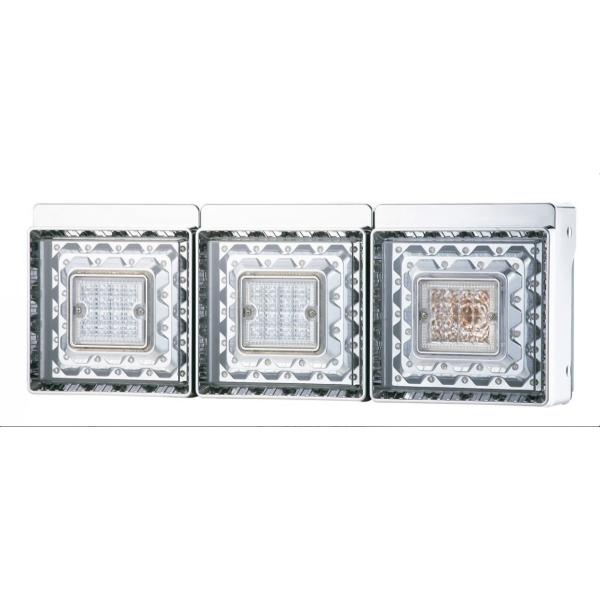 日本ボデーパーツ工業 JB 角型 LED テールランプ 3連 RL セット LED