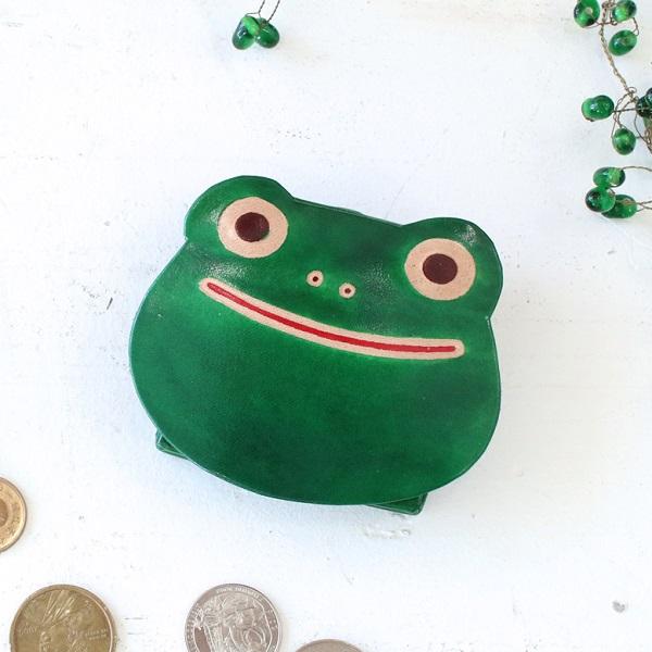 ヤンピーコインパース カエル 小銭入れ 山羊皮 財布 レディース メンズ