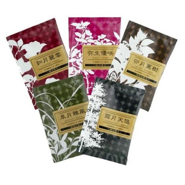 薬用入浴剤 綺羅の刻 5種 日本製 桜・菖蒲・檜・椿・白檀 バス バス