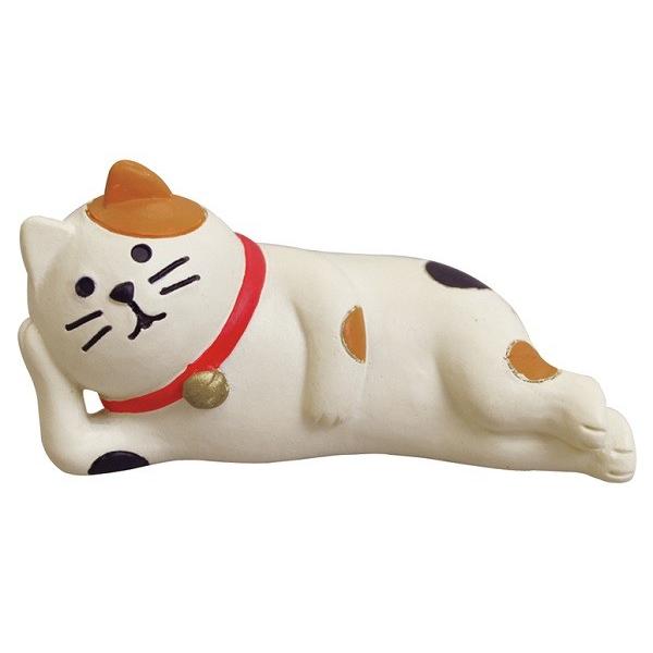Concombre ゴロ寝 三毛猫 インテリア インテリア雑貨 オブジェ 置物 猫 ねこ ネコ I アートフルライフyahoo ショップ 通販 Yahoo ショッピング
