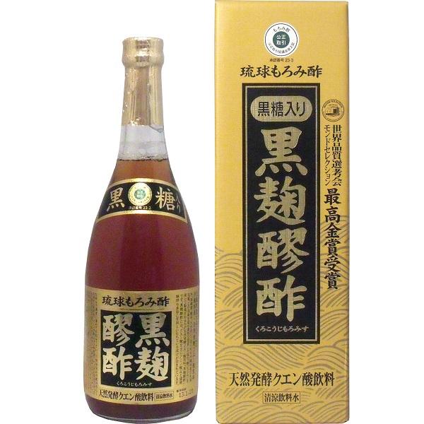 琉球もろみ酢　黒麹醪酢（黒糖タイプ）　７２０mＬ　　　　　健康 食品　 酢　もろみ酢　沖縄　黒糖