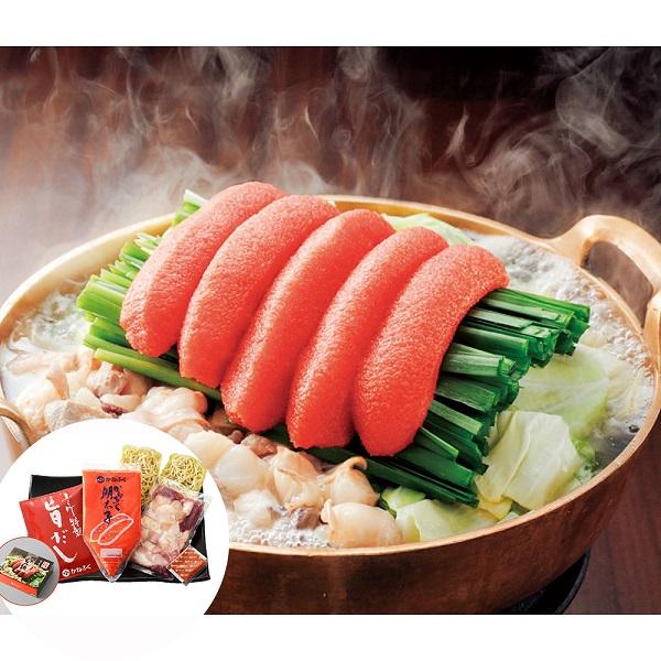 かねふく「築地ふく竹」 明太もつ鍋セット SR 食品 鍋 鍋セット もつ鍋