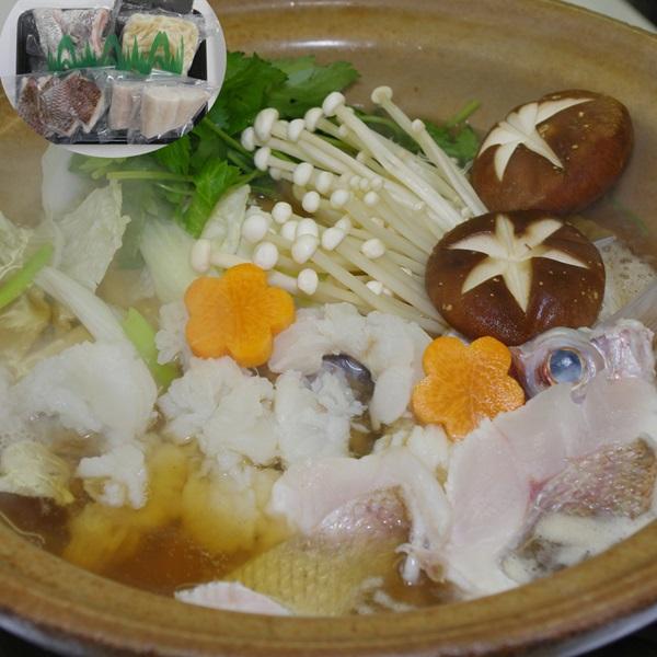 徳島 「吟月」 はもと鯛の鍋　　　SR　　　食品 惣菜 料理　鍋　鍋物　 お取り寄せ鍋セット 海鮮鍋セット 鯛　タイ　鯛鍋　ハモ　ハモ鍋　はも　はも鍋