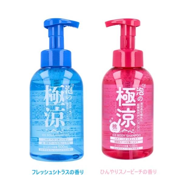 泡の極涼 アイスボディシャンプー 500mL さわやかなフレッシュシトラス