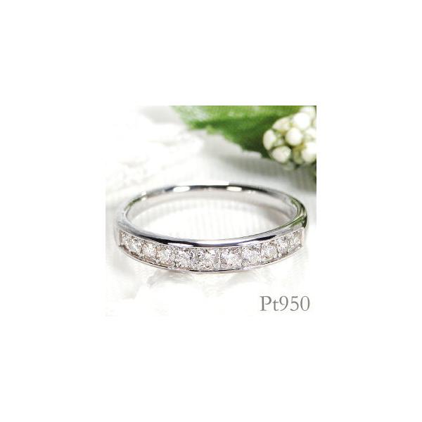 ピンキー対応 Pt950 K18YG PG ダイヤモンド エタニティ リング 0.3ct