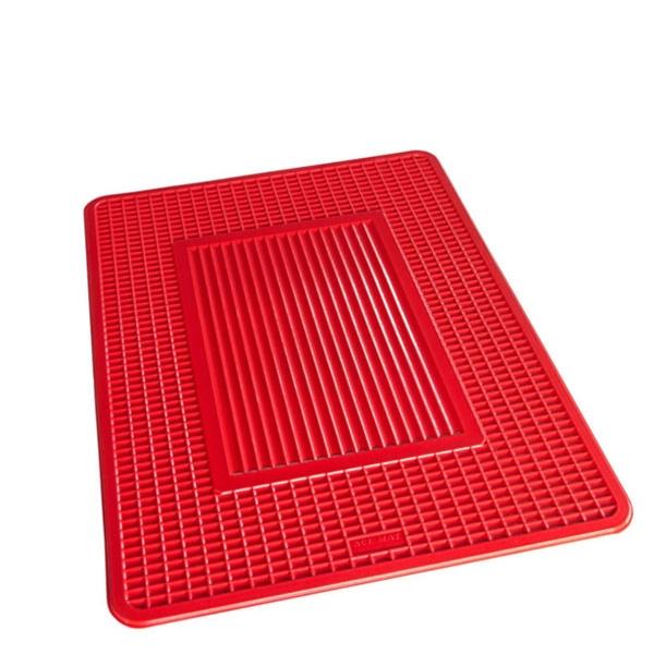 サイズ45cm×60cm レッド 日本製 水洗いOK エースマット RED T-502