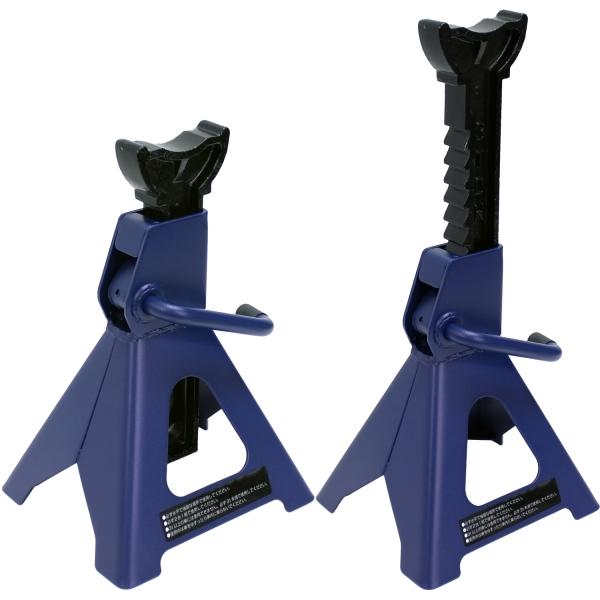 他サイト： 大自工業 メルテック 3ｔジャッキスタンド ヘビー 10段階調整 ラチェットタイプ FA-82の商品画像