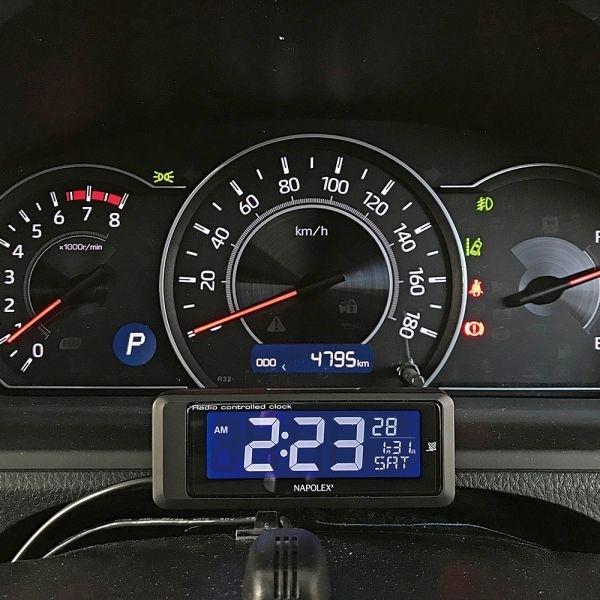 車用電波時計常時点灯 金属ステー取り付け Ledバックライト付き ナポ Fizz 1075 雑貨 カー用品 アーティクル 通販 Yahoo ショッピング