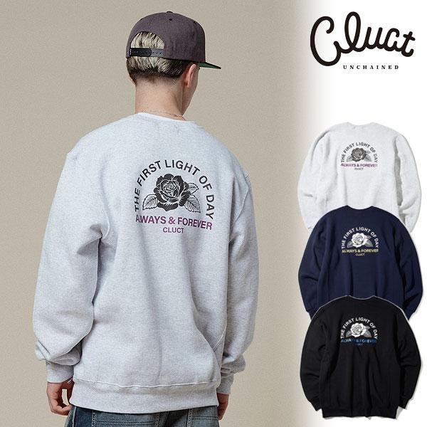 CLUCT クラクト ROSE[CREW SWEAT] メンズ スウェット 送料無料 atftps CLUCT（クラクト） SALE セール スウェット CLUCT ROSE[CREW SWEAT