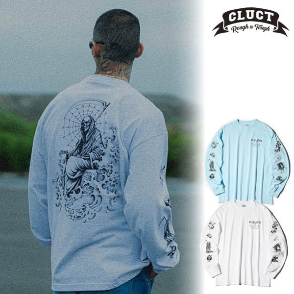 クラクト Tシャツ CLUCT × NATHAN KOSTECHKO L/S TEE F [NATHAN KOSTECHKO] メンズ 長袖 ロンT コラボレーション 送料無料