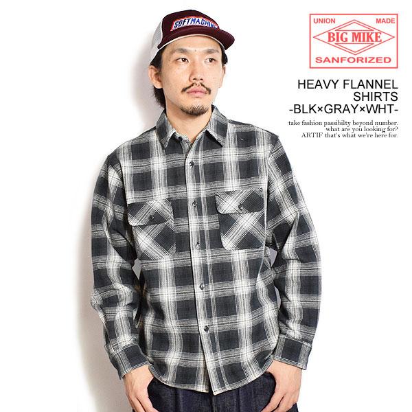 BIG MIKE（ビッグマイク） シャツ BIG MIKE HEAVY FLANNEL SHIRTS