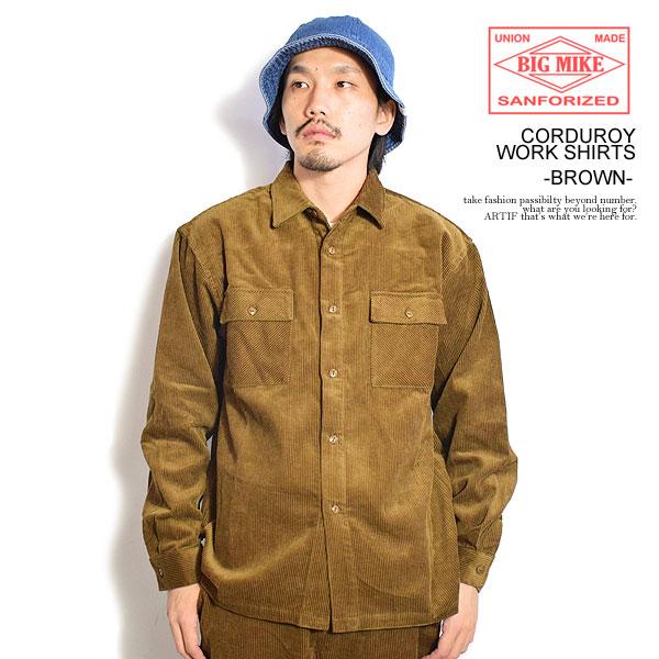 BIG MIKE（ビッグマイク） シャツ BIG MIKE CORDUROY WORK SHIRTS