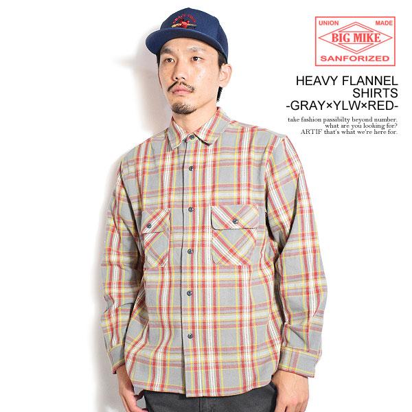 BIG MIKE（ビッグマイク） シャツ BIG MIKE HEAVY FLANNEL SHIRTS