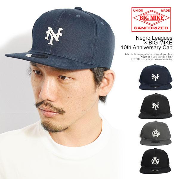 ビッグマイク キャップ BIG MIKE Negro Leagues × BIG MIKE 10th Anniversary Cap メンズ ベースボールキャップ ニグロリーグ