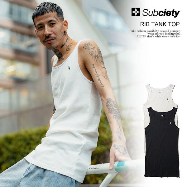 Subciety（サブサエティ） SALE セール タンクトップ SUBCIETY RIB