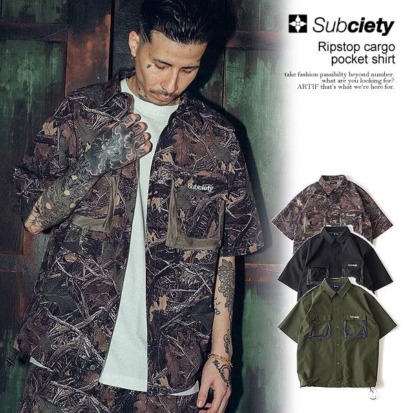 Subciety（サブサエティ） SALE セール シャツ SUBCIETY Ripstop cargo