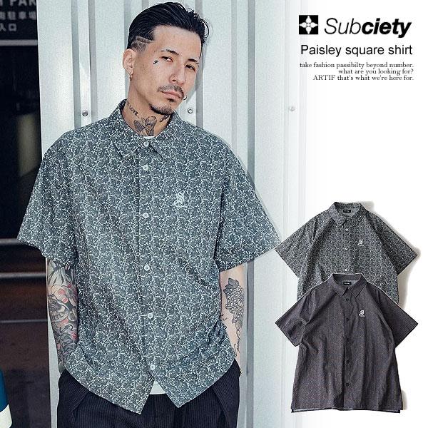 Subciety（サブサエティ） SALE セール シャツ SUBCIETY Paisley