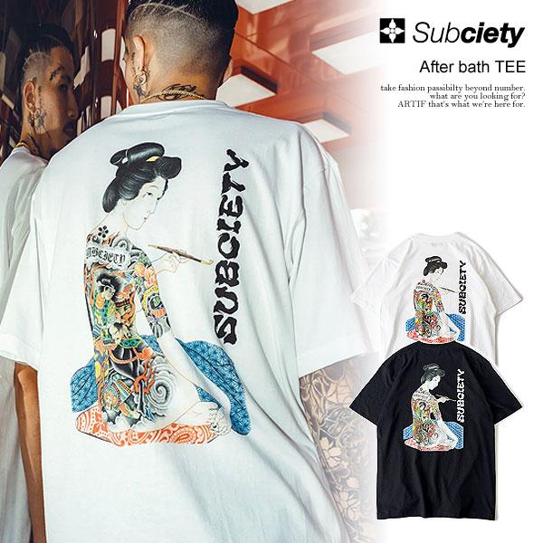 Subciety SALE セール サブサエティ Tシャツ SUBCIETY After bath TEE  