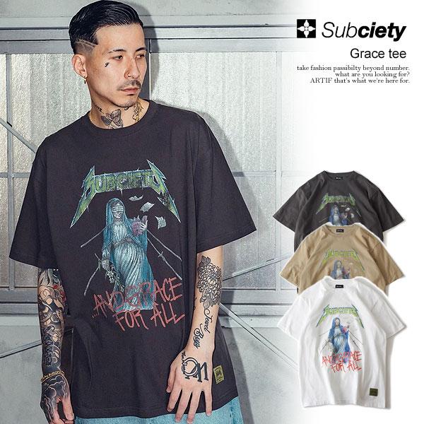 SALE セール サブサエティ Tシャツ SUBCIETY Grace tee subciety メンズ 半袖 半袖Tシャツ 爆買 爆買