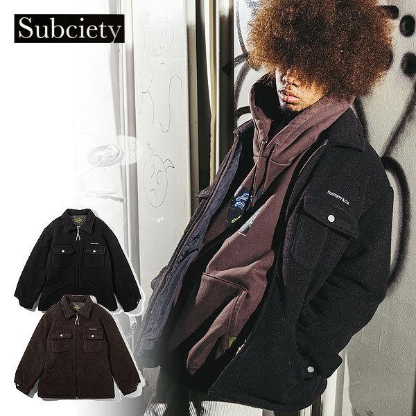 21 秋冬 先行予約 10月から11月入荷予定 Subciety サブサエティ ジャケット Melton Zip Jkt メンズ メルトン キルティング 108 Artif 通販 Yahoo ショッピング