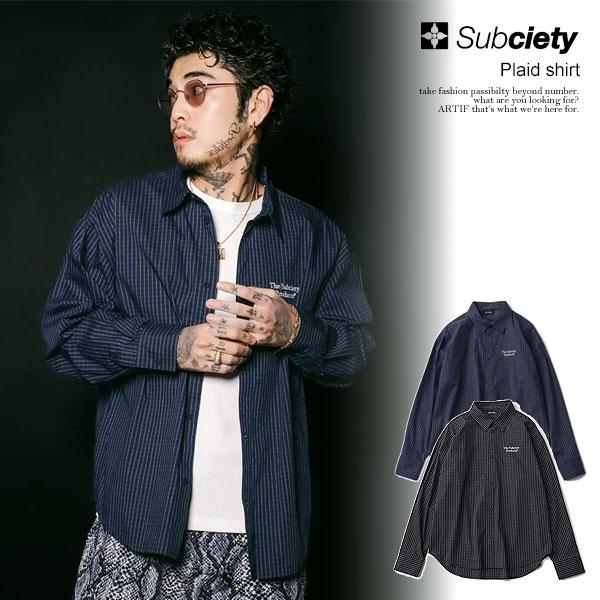 Subciety（サブサエティ） シャツ SUBCIETY Plaid shirt subciety 